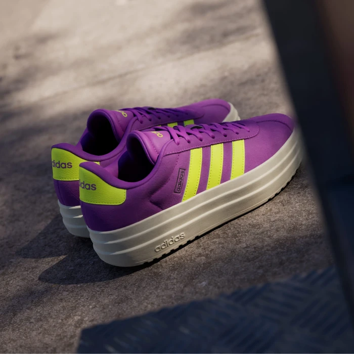 adidas VL Court Bold flash pink/lucid lemon/silver metallic (Damen)