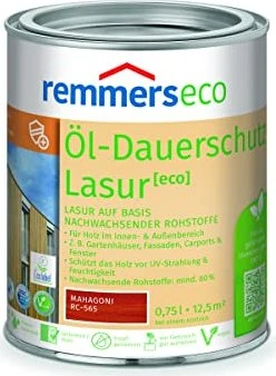 Remmers Öl-Dauerschutz-Lasur eco mahagoni, 750ml