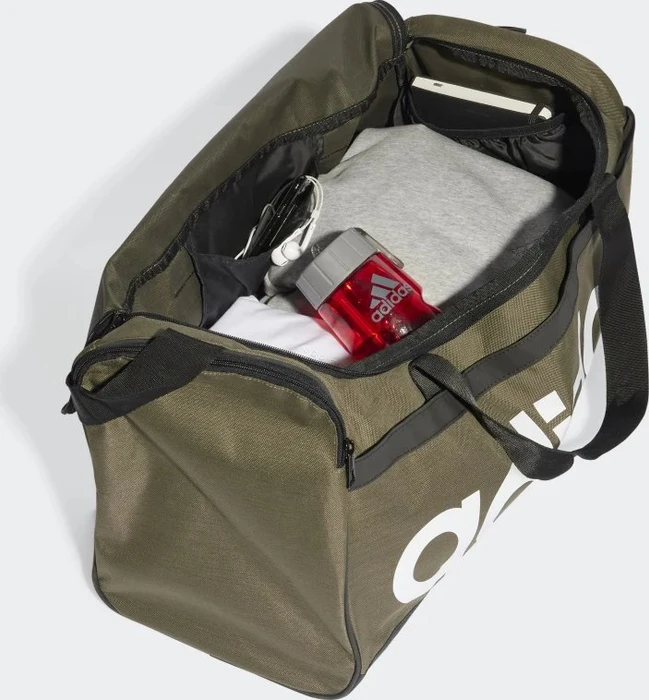 adidas Essentials Linear Duffelbag 39 Sporttasche olive strata/black/white