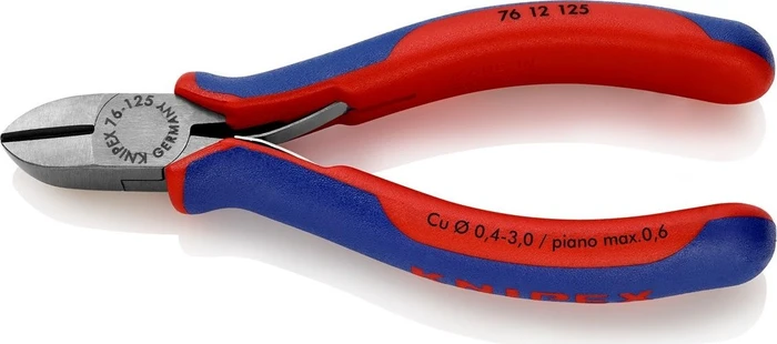 Knipex Elektronik-Seitenschneider, 12.5cm (76 12 125)