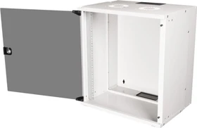 Equip Eco Mount 19" Wandgehäuse 9HE, Flatpack, Sicherheitsglastür, IP20, RAL 7035, 400mm tief