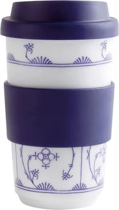Kahla Becher mit Trinkdeckel Blau Saks 400ml blau saks