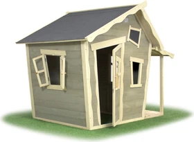 Exit Toys Crooky 150 Holz Spielhaus grau/beige