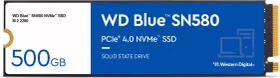 Western Digital WD Blue SN580 NVMe SSD 500GB, M.2 2280 / M-Key / PCIe 4.0 x4