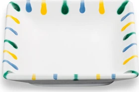 Gmundner Keramik Buntgeflammt Snackschale 11x11cm