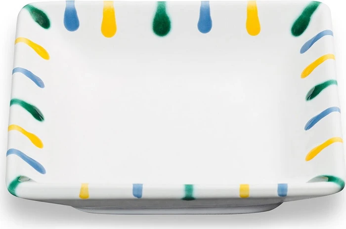 Gmundner Keramik Buntgeflammt Snackschale 11x11cm