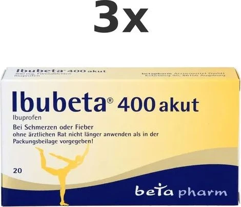 betapharm Ibubeta 400 akut Filmtabletten