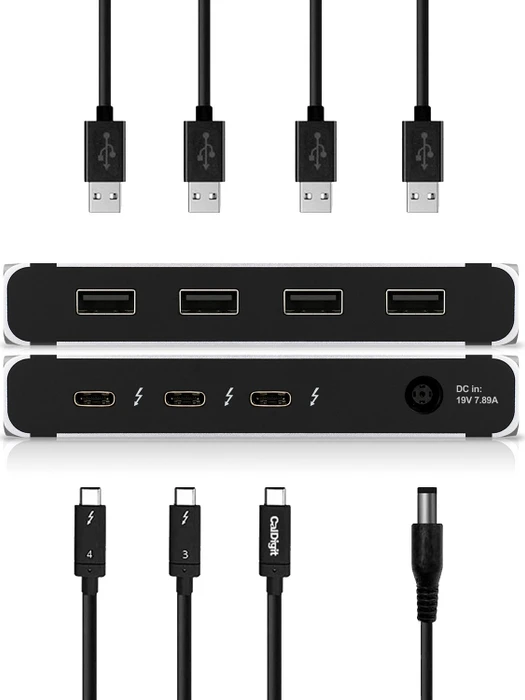 CalDigit Thunderbolt 4 Element Hub, Thunderbolt 4 [Buchse]