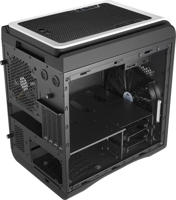 AeroCool DS Cube Black/White Window Edition, Acrylfenster