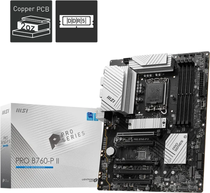 MSI PRO B760-P II (Intel 1700)