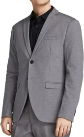 Jack & Jones Franco Super Slim Fit Blazer light grey melange (Herren)