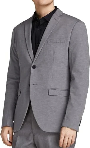 Jack & Jones Franco Super Slim Fit Blazer light grey melange (Herren)