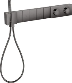Hansgrohe Axor Edge Thermostatmodul Select 680/100 für 5 Verbraucher Diamantschliff polished black chrome
