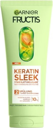 Garnier Fructis Keratin Sleek Conditioner, 200ml