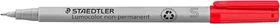 Staedtler Lumocolor 311 non-permanent rot, 10er-Pack