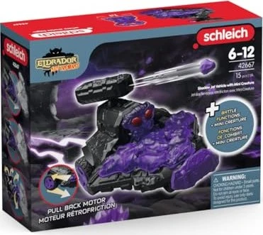 Schleich Eldrador Mini Creatures - Schatten Düsenjet Fahrzeug mit Mini Cretaure