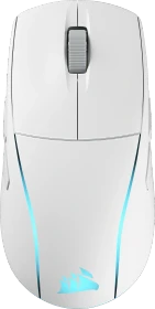 Corsair M75 WIRELESS Lightweight RGB Gaming Mouse for Mac, Frost White, USB/Bluetooth (CH-931D01F)
