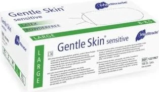 Meditrade Latex Gentle Skin sensitive Einweghandschuhe L, 100 Stück