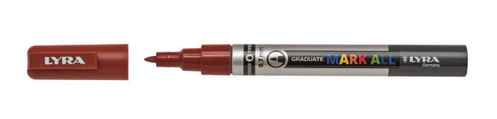 Lyra Graduate Mark All Permanentmarker 0.7mm braun