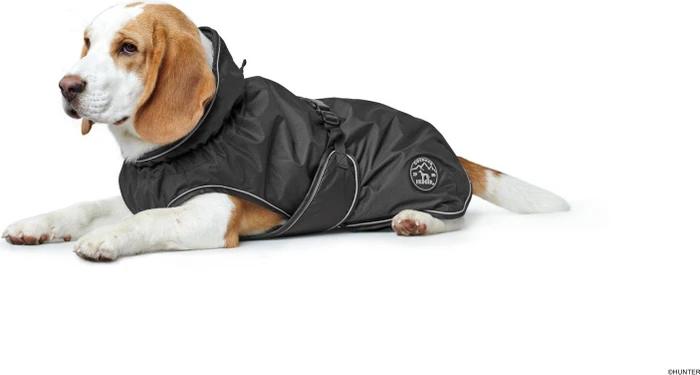 Hunter Hundemantel Uppsala 65, Schwarz