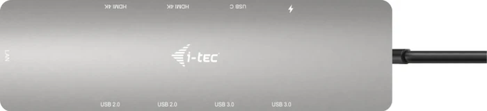 i-tec USB-C Metal Nano 2x Display Docking Station + Power Delivery 100W, USB-C 3.0 [Stecker]
