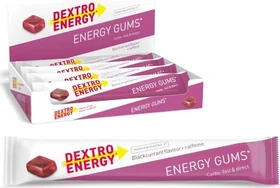 Dextro Energy Gums Blackcurrant + Caffeine 360g (8x 45g)