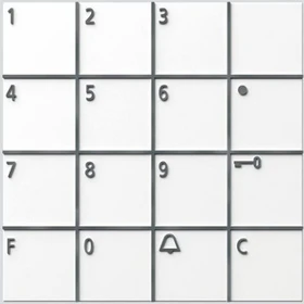 Siedle COM 611-02 W Codeschloss-Modul, weiß