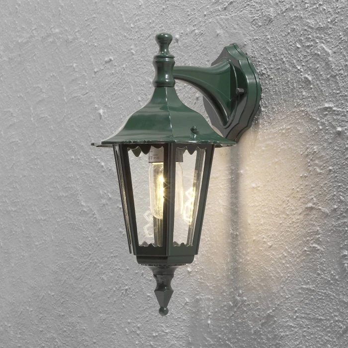 Konstsmide Firenze 22cm Wandleuchte hängend grün