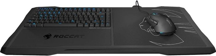 Roccat Sova MK Gaming Lapboard, schwarz, LED blau, TTC BROWN, USB, DE