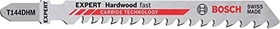 Bosch Professional EXPERT T144DHM Carbid Hardwood Fast Stichsägeblatt, 100mm, 3 Stück