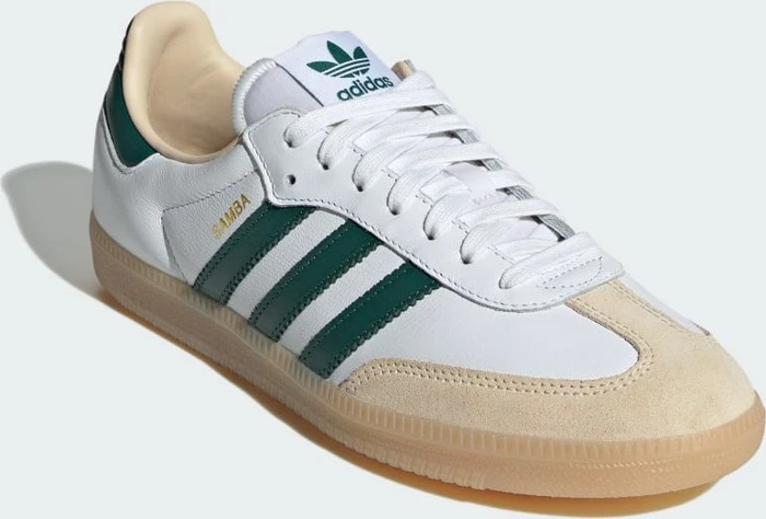 adidas Samba cloud white/collegiate green/gum
