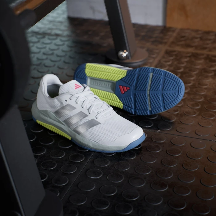 adidas Dropset Base cloud white/matte silver/wonder sage (Damen)