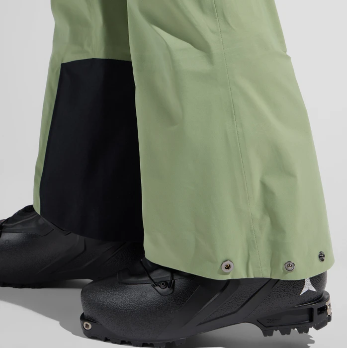 Odlo X-Alp 3L Hardshell Skihose lang matte green (Damen)