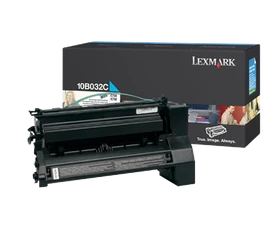 Lexmark Toner 10B032C cyan hohe Kapazität