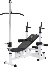Gorilla Sports Universal inkl. Latzug Kraftstation weiß