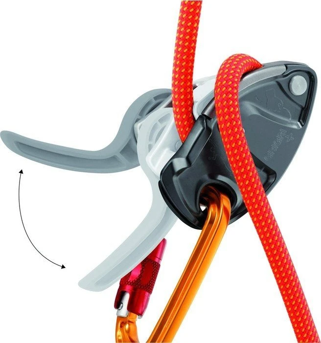Petzl GriGri+ halbautomatisches Sicherungsgerät grau