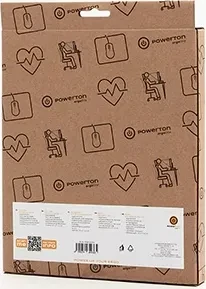 Powerton ERGO Pastel Edition Mauspad mit Handauflage, 250x210mm, grau