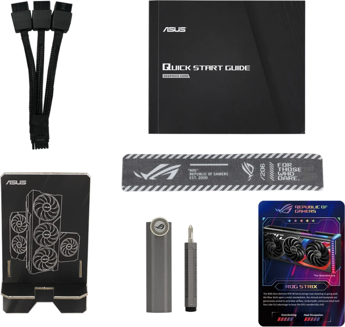 ASUS ROG Strix GeForce RTX 4070 Ti, ROG-STRIX-RTX4070TI-12G-GAMING, 12GB GDDR6X, 2x HDMI, 3x DP
