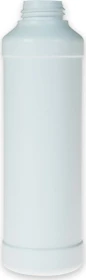 DRAK-Aquaristik Zylindrische Rundflasche aus HDPE, weiß