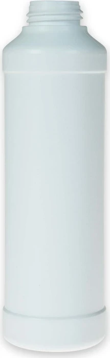 DRAK-Aquaristik Zylindrische Rundflasche aus HDPE, weiß