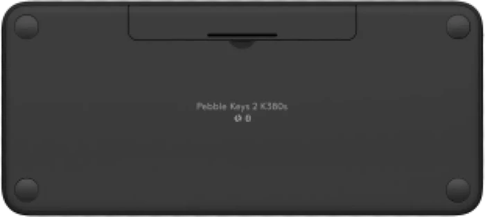 Logitech K380s Pebble Keys 2, schwarz/grau, Logi Bolt, USB/Bluetooth, DE