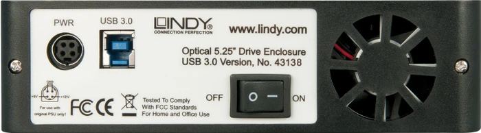 Lindy externes 5.25" Gehäuse, USB-B 3.0