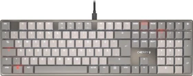 Cherry KC 500 MX LP, warm grey, MX LOW PROFILE 2.0 IVORY, USB, DE