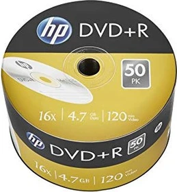 HP DVD+R 4.7GB, 16x, 50er Pack
