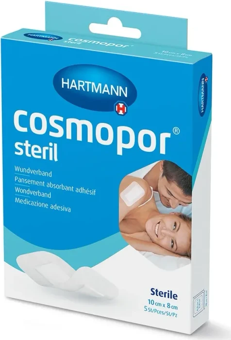 Hartmann Cosmopor steril Wundverband, 8 x 10cm, 5 Stück