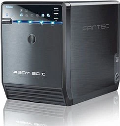 Fantec QB-35US2 schwarz, USB-A 2.0/eSATA