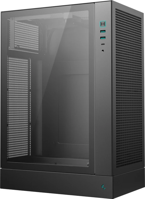 DeepCool CH170 Plus, schwarz, Glasfenster