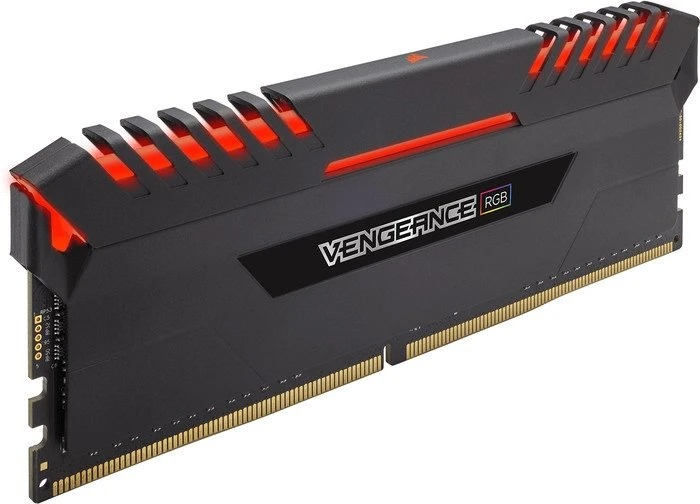Corsair Vengeance RGB schwarz UDIMM 64GB Kit, DDR4-3200, CL16-18-18-36