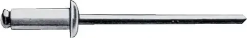 Gesipa Stahl/Stahl Flachrundkopf Blindniete 6x10mm, 250 Stück