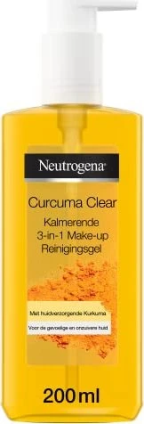 Neutrogena Curcuma Clear 3in1 Mizellen Abschmink-Gel, 200ml
